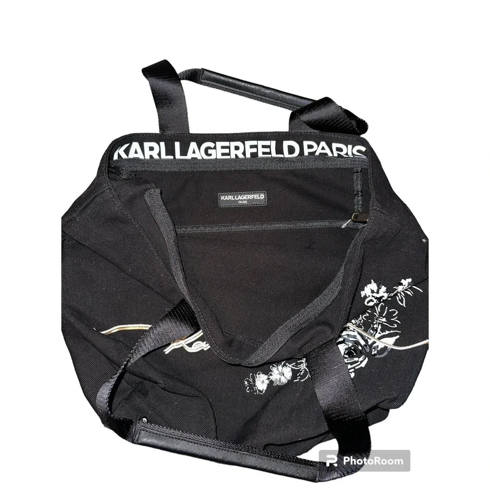 karl lagerfield‎ canvas bag new without tags